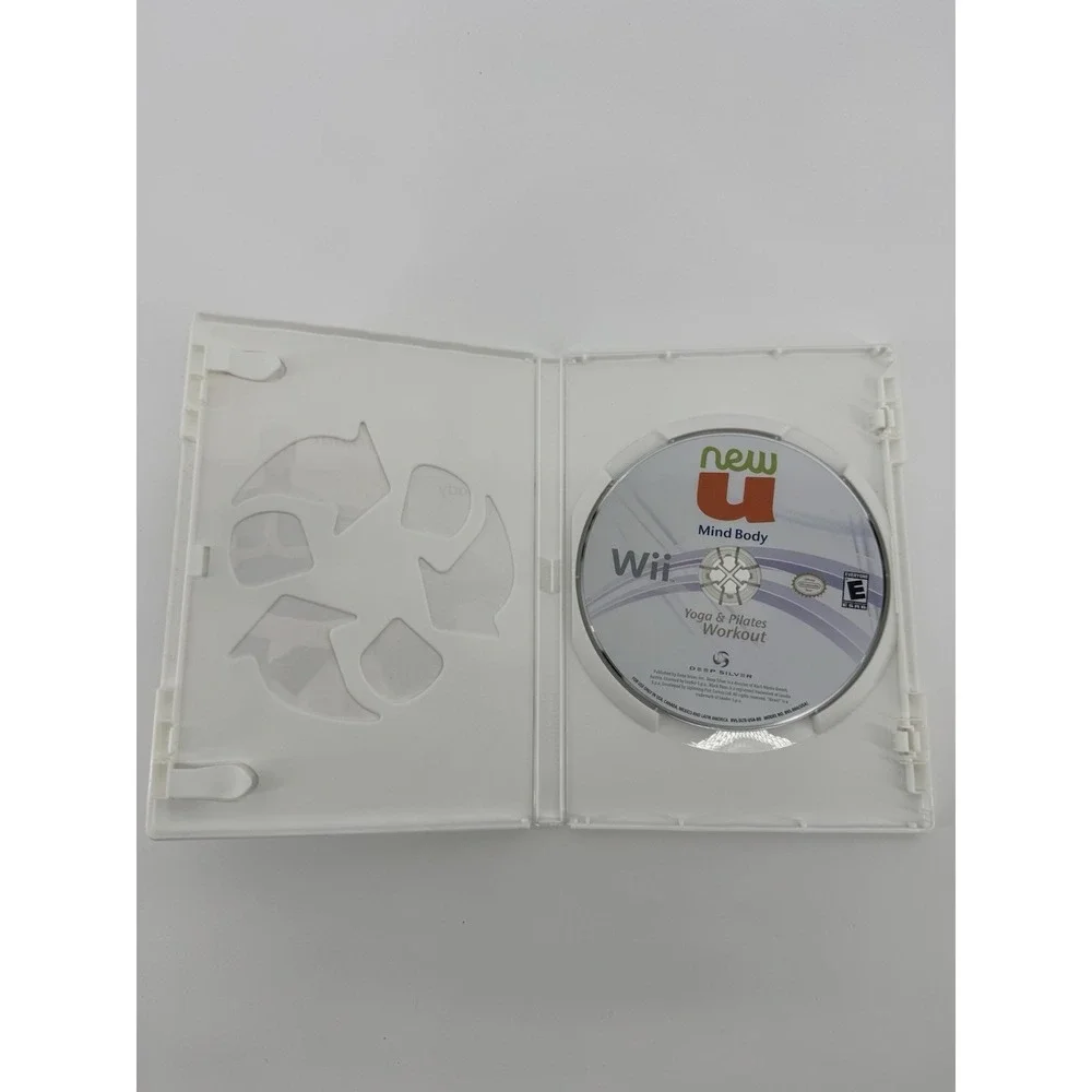 New U Mind Body Yoga‎ &Pilates Workout Nintendo Wii Deep Silver CIB